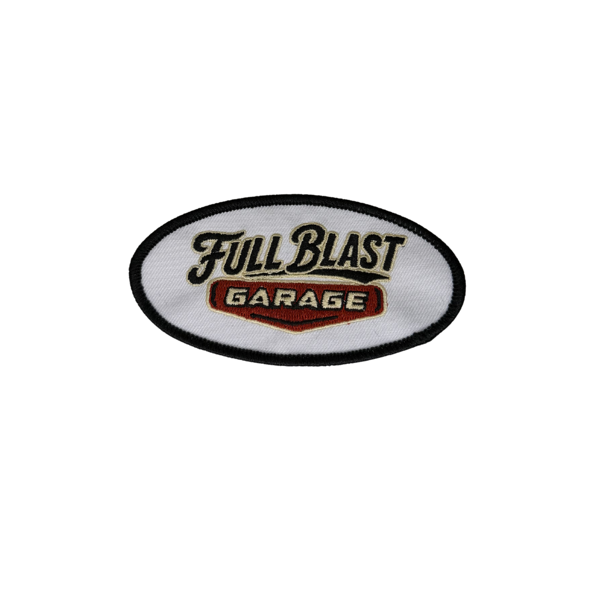 Full Blast Garage 4" Embroidered Patch