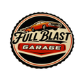 Full Blast Garage 4" Die-Cut Vinyl Sticker