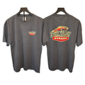 Full Blast Garage Classic Logo Tee - Black Heather